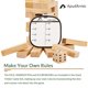 thumbnail image 3 of Juego de madera de pino Apudarmis, 54 unidades, de madera de pino, con dados y bolsa, 3 of 9