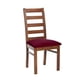 thumbnail image 2 of Silla Burgos Tela Velvet Burdeo, 2 of 2