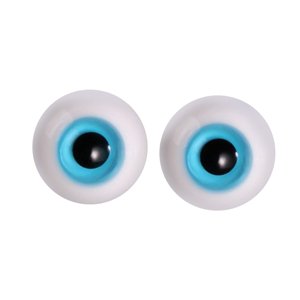 Sharplace - 2X Ojos De Muñeca Ojos Móviles Para Accesorios De Halloween Escultura Muñeca Azul Claro