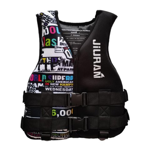 Ioensy - Chaleco Salvavidas Para Adultos, Práctico Chaleco Salvavidas Para Natación, Canotaje, Remo, Xxl, Color Negro