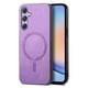 thumbnail image 2 of Magnetic Slim Case for Samsung Galaxy A34 with Camera Guard & Anti-Scratch Back Purple, 2 of 5