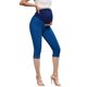 thumbnail image 1 of Pantalones Capri de Maternidad Hybrid & Company 1X Azul Marino, 1 of 6