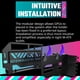thumbnail image 5 of Kit de soporte de tarjetas GPU vertical Cooler Master MasterAccessory V3, 5 of 9