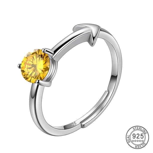 Stunning 925 Sterling Silver Constellation Ring with Zircon Adjustable Design - Perfect Gift for Women