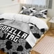 thumbnail image 1 of Black Sliver Leopard Gorilla Tag Comforter Set Soft 3 Pcs Twin Bedding Sets Thicken for All Season, 1 of 5