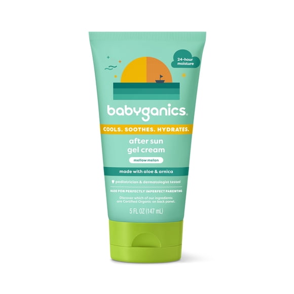 Crema en gel para después del sol Babyganics Mellow Melon 150 ml