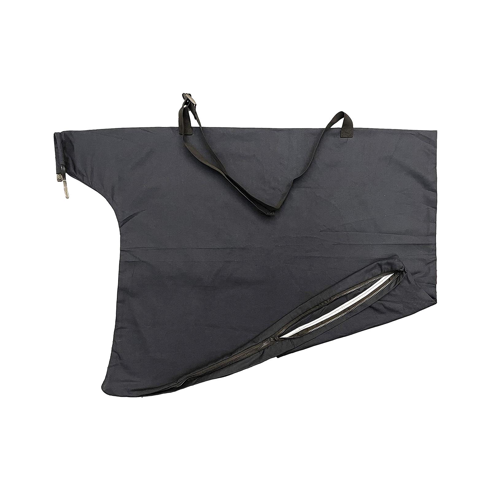 Ioensy - Bolsa De Repuesto Para Soplador Con Cremallera Negra, Bolsa De Descarga Inferior Con Cremallera Para Césped