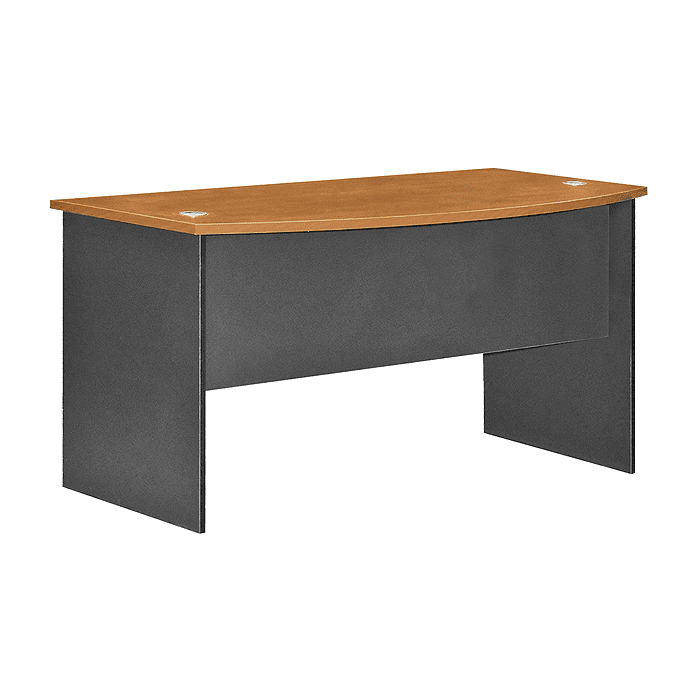 Muebles Santa Ana - Escritorio Curvo 160 Peral Grafito