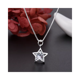 thumbnail image 2 of Collar De Plata Con Colgante De Estrella y Cristal, 2 of 4