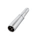 thumbnail image 2 of Kirlin X3105-XIP Adaptador XLR Macho a Jack Plug 6.3mm Stereo, 2 of 2