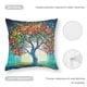 thumbnail image 5 of Life Tree Fundas de almohada de terciopelo con tema, regalos de funda de almohada, decoración para el hogar, cojín de lanzar, regalo de cumpleaños para fans y parejas. 50cm x 50cm., 5 of 6