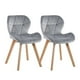 thumbnail image 1 of Set 2 Sillas Velvet Gris, 1 of 3