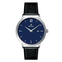 Reloj Westar Profile Leather Strap Blue Dial Quartz 50214Stn104 Para Hombres