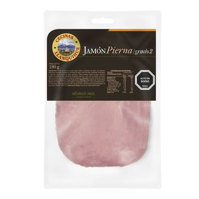 Jamón De Cerdo Artesanal 180 G Llanquihue