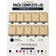 thumbnail image 2 of Pack 10 Poleras Basicas 100% Algodon Cuello Redondo 200g Beige Xxl Lisa, 2 of 3