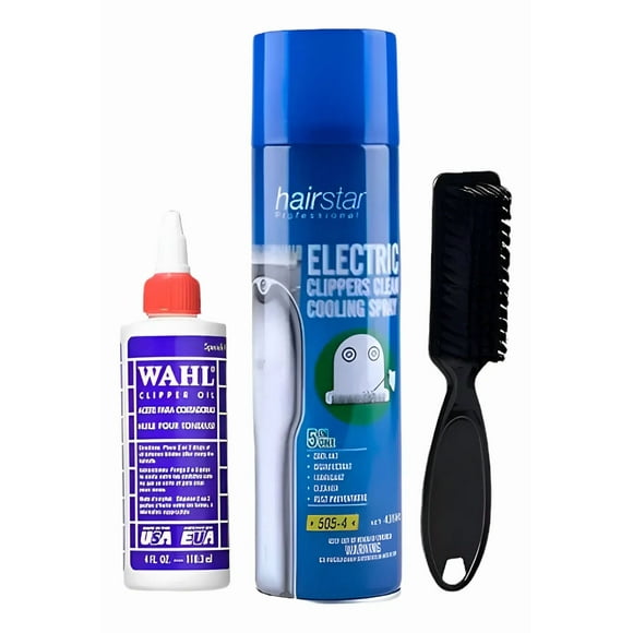 Pack Limpieza Maquina Spray Enfriador + Aceite +cepillo Whal