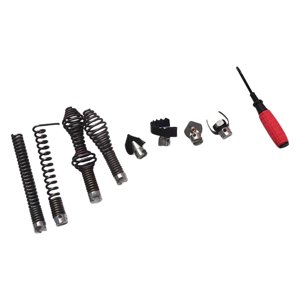 Bothyi - Juego De Cabezales De Corte De Drenaje De 9 Piezas, Adaptadores De Barrena De Acero Para Máquina De Alcantarillado