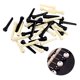 thumbnail image 2 of Pines de puente para guitarra Jinlop 24 uds marfil y negro, 2 of 9
