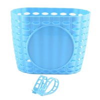 Magideal - Cesta Portátil Para Bicicleta Para Niños, Contenedor Para Artículos Diversos, Fácil De Instalar, Con Correas, Para Montar En Bicicleta Al Aire Libre , Azul