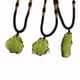 thumbnail image 2 of Collar de cristal de moldavita con colgante de piedra irregular, collar de piedra energética de cristal natural, regalo, 2 of 8