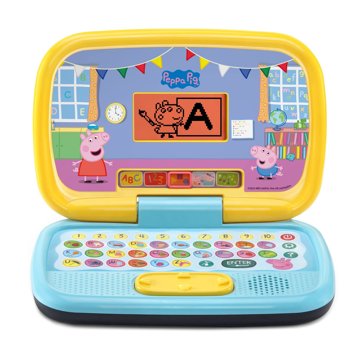 Laptop De Juguete Vtech Peppa Pig Play Smart Con 15 Juegos De Más De 2 Años