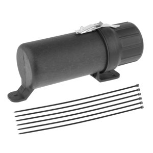 Ioensy - Tubo De Herramientas Para Motocicleta Accesorio Fácil De Instalar Guantes Impermeable Caja De Almacenamiento 1X Grande Con Candado