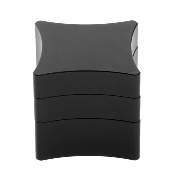 Taco de billar Soporte para caja de tiza Tizas desmontables Portador Caja de metal Negro