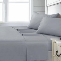 Sabana Andes 144 Hilos Lisa Gris 1 Plaza