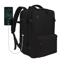 Mochila De Viaje Expansible Luxgear Nomadlifev2 Impermeable - Negro