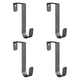 thumbnail image 3 of 4 ganchos para colgar sobre la puerta, ideales para batas, ropa y portátiles. Evitan arañazos y son prácticos organizadores para armarios y salas de e negro, 3 of 5