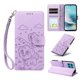thumbnail image 1 of Funda Cartera para Motorola Moto G67 Power 5G Perro Cachorro Grabado con Tarjetas Soporte Correa Morado, 1 of 6