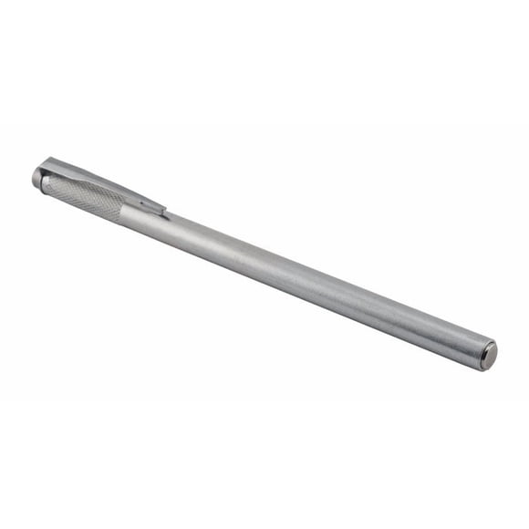 Imán de bolsillo con forma de imán, fuente magnética, plata, 2 libras