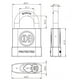thumbnail image 3 of Candado Odis M60 Protected 63mm, 3 of 3
