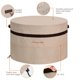 thumbnail image 4 of Funda para fogatas PATIOASIS, redonda, 91 cm, impermeable, color beige, 4 of 5