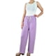 thumbnail image 4 of Pantalon Palazzo Acanalado Mujer Cintura Elasticada Verano Colores 369, 4 of 5