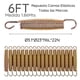 thumbnail image 2 of Resortes Cama Elástica 6FT 1.86m GlowUp Pack 36 Acero, 2 of 7
