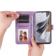 thumbnail image 4 of Funda tipo cartera FOXDOCK para OPPO Reno 10 Pro 5G , diseño girasol en relieve, cuero PU, cierre magnético, soporte y tarjetero, 4 of 5