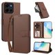 thumbnail image 2 of Funda con Billetera para [Motorola Moto G Play 2026 5G] con Bolsillo Zipper y Tarjetero Marrón, 2 of 6