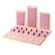thumbnail image 5 of Bandeja de almacenamiento de joyas Soporte de exhibición de collares Extraíble de madera rosa para tiendas de joyerías, galerías Práctico organizador, 5 of 5