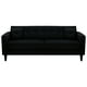 thumbnail image 1 of Sofa New Retro 3CG Felpa 00 Negro, 1 of 6
