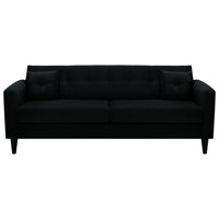 Bodevir - Sofa New Retro 3Cg Felpa 00 Negro