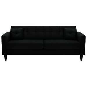 Bodevir - Sofa New Retro 3Cg Felpa 00 Negro