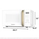 thumbnail image 4 of Microondas Frigidaire Retro 1.1 pies cúbicos 900 W Blanco/Dorado, 4 of 9