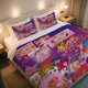 thumbnail image 1 of Vibrant 80s Jem and The Holograms Collage Duvet Cover Set Digital Print Bedding Duvet Cover Set with Zipper Design for Easy Washing, 1 of 1