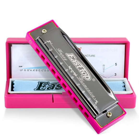 Harmonica East top Blues Diatonic, 10 hoyos, tecla C, para principiantes