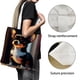 thumbnail image 3 of Chihuahua Bolso de tela con estampado de lienzo para mujer, bolsa de compras reutilizable y estética, con cremallera interior, regalo para mujer, 35 × 40 cm., 3 of 6