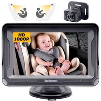Cámara De Coche Para Bebés Dohonest Hd 1080P Con Monitor Orientado Hacia Atrás