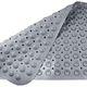 thumbnail image 3 of Tapete Alfombra Goma Antideslizante Piso Ducha Baño Gris, 3 of 3