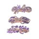 thumbnail image 1 of Bargains únicos Horquillas Accesorios para el cabello para mujeres Clip para el cabello Brillante Horquillas de diamantes de imitación 3 piezas moradas, 1 of 7