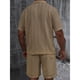 thumbnail image 3 of Conjunto Hombre 2 Piezas Short Camisa Textura Tendencia Urbana 0279, 3 of 3